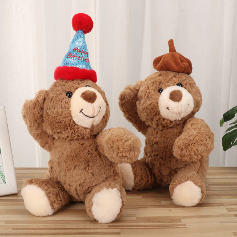 ตุ๊กตาหมี Teddy Bear ใส่หมวกแก็ปน่ารัก