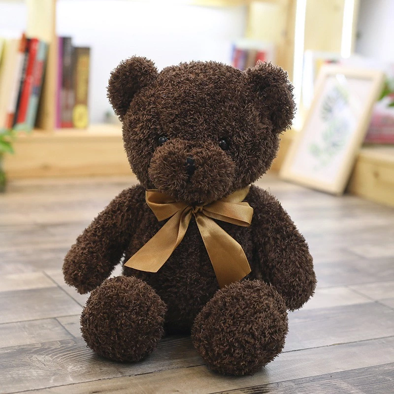 ตุ๊กตาหมีน้อย ตัวเล็กน่ารัก dark brown